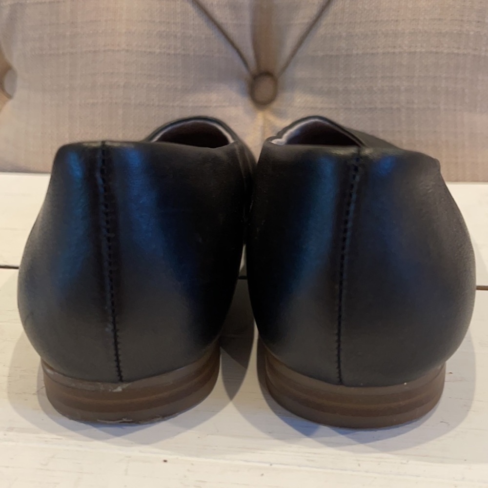 Com+sens Black Leather Delidda Ballet Flat - Picture 4 of 8